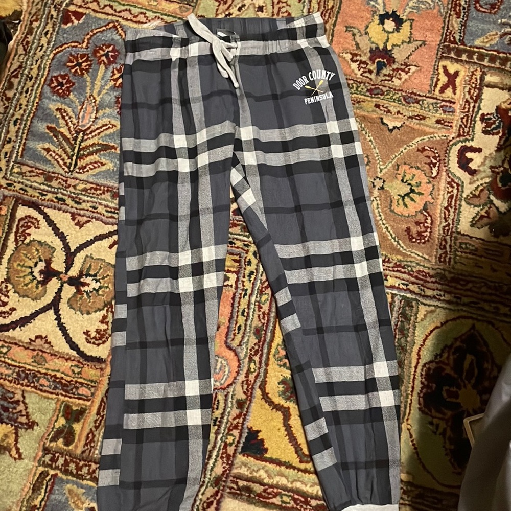 Grey flannel pants